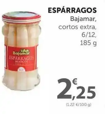 SPAR Espárragos Bajamar, Cortos Extra 6∕12, 185g oferta