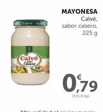SPAR Mayomesa Calvé, Sabor Casero, 225g oferta