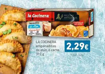 HiperDino La Cocinera empanadillas de atún, o carne 312g oferta
