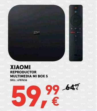 Worten Xiaomi Reproductor Multimedia Mi Box S oferta