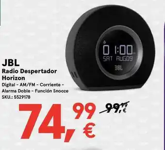 Worten Jbl Radio Despertador Horizon oferta