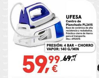 Ufesa Centro De Planchado Pl2415