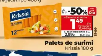 Dia Palets de surimi oferta