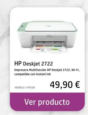 Hp Deskjet 2722