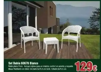 FROIZ Set Bahía 60678 Blanco oferta