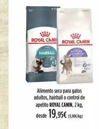 El Corte Inglés Royal Canin Alimento Seco Para Gatos Adultos, Hairball O Control De Apetito, 2kg oferta