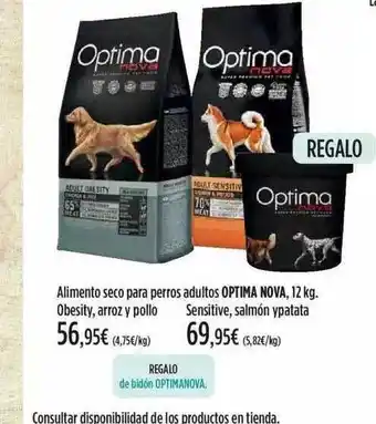 El Corte Inglés Optima Nova Alimento Seco Para Perros Adultos, 12kg oferta