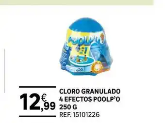 Leroy Merlin Cloro Granulado 4 Efectos Poolp'o 250 G oferta