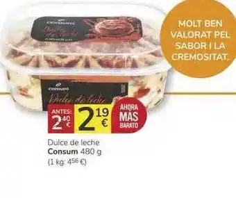 Consum Consum Dulce De Leche oferta