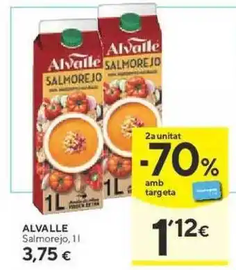 Caprabo Alvalle Salmorejo, 1l oferta