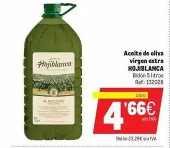 Makro Hojiblanca Aceite De Oliva Virgen Extra Bidón 5 Litros oferta