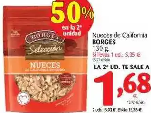 Alimerka Borges Nueces De California 130g oferta
