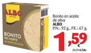 Alimerka Albo Bonito En Aceite De Oliva oferta