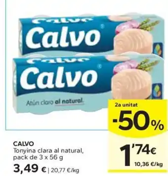 Caprabo CALVO oferta