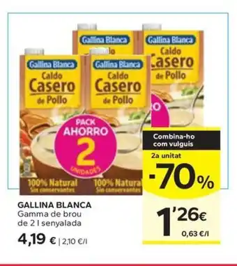 Caprabo Gallina Blanca oferta