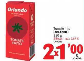 Alimerka Orlando Tomate Frito 350g oferta