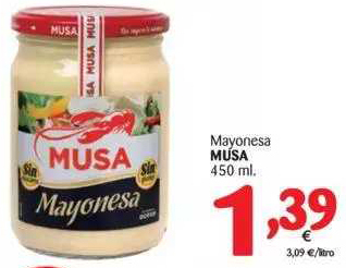 Alimerka Musa Mayonesa 450ml oferta