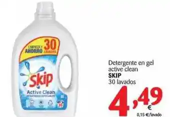 Alimerka Skip Detergente En Gel Active Clean 30 Lavados oferta