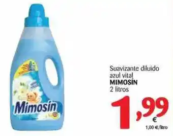 Alimerka Mimosín Suavizante Diluido Azul Vital 1 Litros oferta