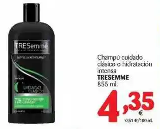 Alimerka Tresemme Champú Cuidado Clásico O Hidratación Intensa 855ml oferta