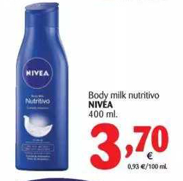 Alimerka Nivea Body Milk Nutritivo 400ml oferta