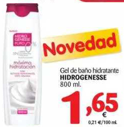 Alimerka Hidrogenesse Gel De Baño Hidratante 800ml oferta