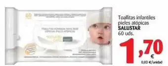 Alimerka Salustar Toallitas Infantiles Pieles Atópicas 60 Uds. oferta