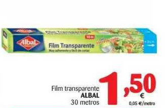 Alimerka Albal Film Transparente 30 Metros oferta