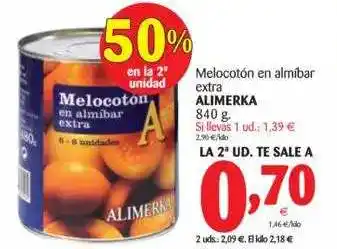 Alimerka Alimerka Melocotón En Almibar Extra 840g oferta