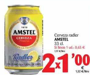 Alimerka Amstel Cerveza Radler 33cl oferta