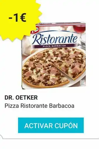 Consum Pizza congelada dr. oetker ristorante oferta