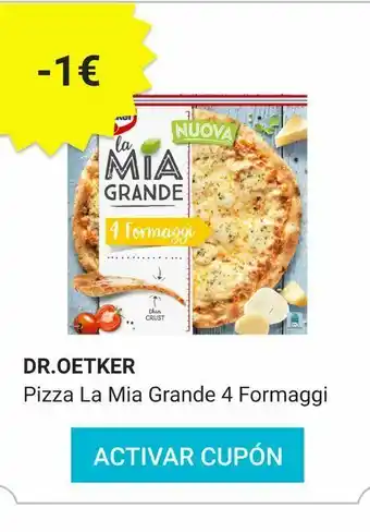 Consum Queso fundido dr. oetker la mia grande oferta