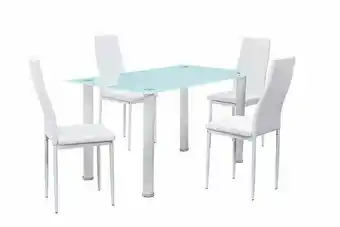 Atrapamuebles Pack 4 sillas yuri bl + mesa bl oferta