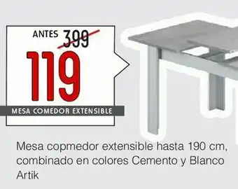 Atrapamuebles Mesa extensible comedor oferta