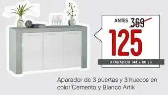 Atrapamuebles Aparador de 3 puertas y 3 huecos oferta