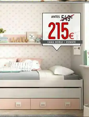 Atrapamuebles Cama doble + estable oferta