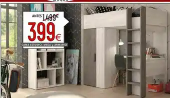 Atrapamuebles Camas estudio,mesa y armario pam oferta