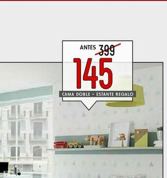 Atrapamuebles Cama doble + estante regalo oferta