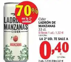 Alimerka Ladrón De Manzanas Cider 33cl oferta