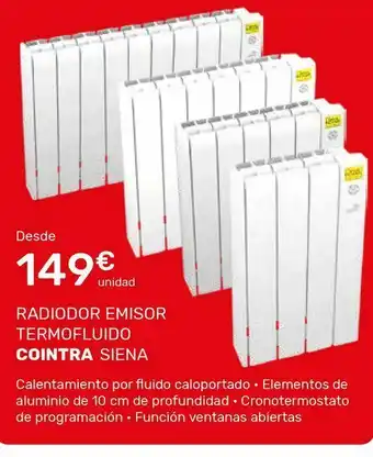 Cenor Radiadores cointra oferta