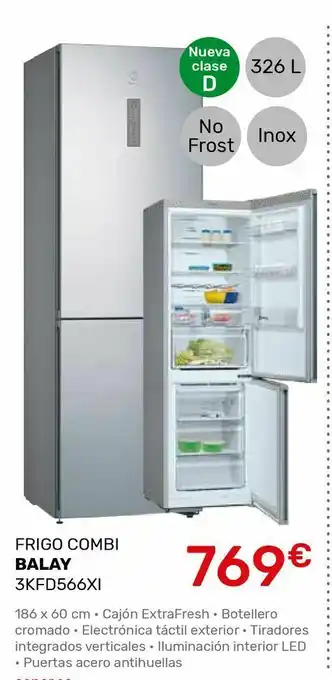 Cenor Frigorífico combi balay oferta