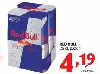 Alimerka Red Bull 25 Cl. Pack 4 oferta