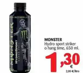 Alimerka Monster Hydro Sport Striker O Hang Time, 650ml oferta