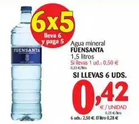 Alimerka Fuensanta Agua Mineral 1.5 Litros oferta