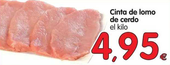 Alimerka Cinta De Lomo De Cerdo El Kilo oferta