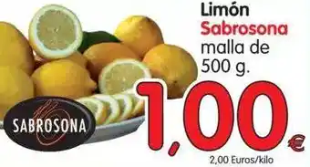 Alimerka Limón Sabrosona Malla De 500g oferta