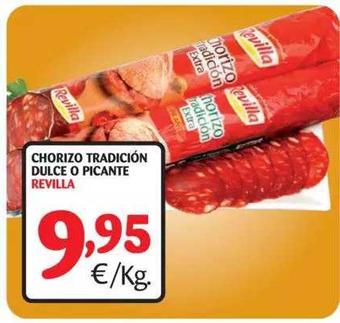 Alimerka Revilla Chorizo Tradición Dulce O Picante oferta
