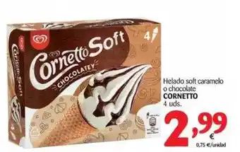 Alimerka Cornetto Helado Sofy Caramelo O Chocolate 4 Uds. oferta