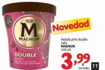 Alimerka Magnum Helado Pink Double Ruby 440ml oferta