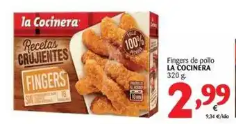 Alimerka La Cocinera Fingers De Pollo 320g oferta